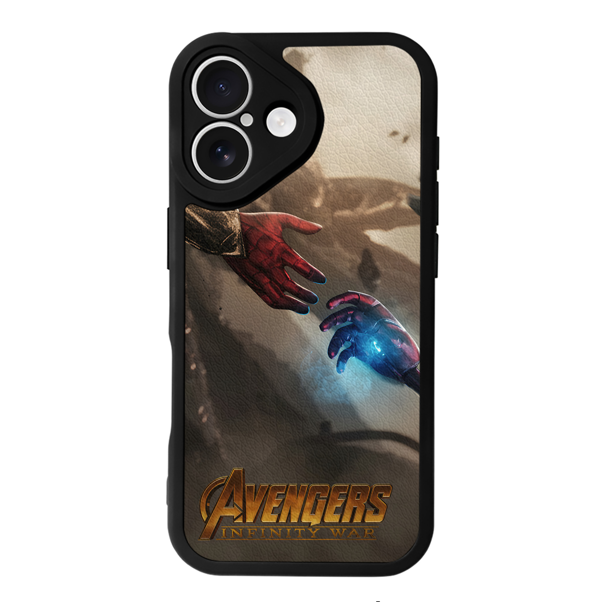 （画像用） アベンジャーズ The Avengers 【iPhone 16シリーズ対応】シリコンスマホケース（レザー調） 材質：シリコン